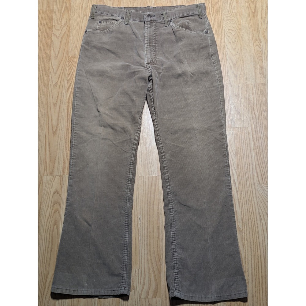 Levi's Mens Vintage Corduroy Bootcut Brown Pants 33x28